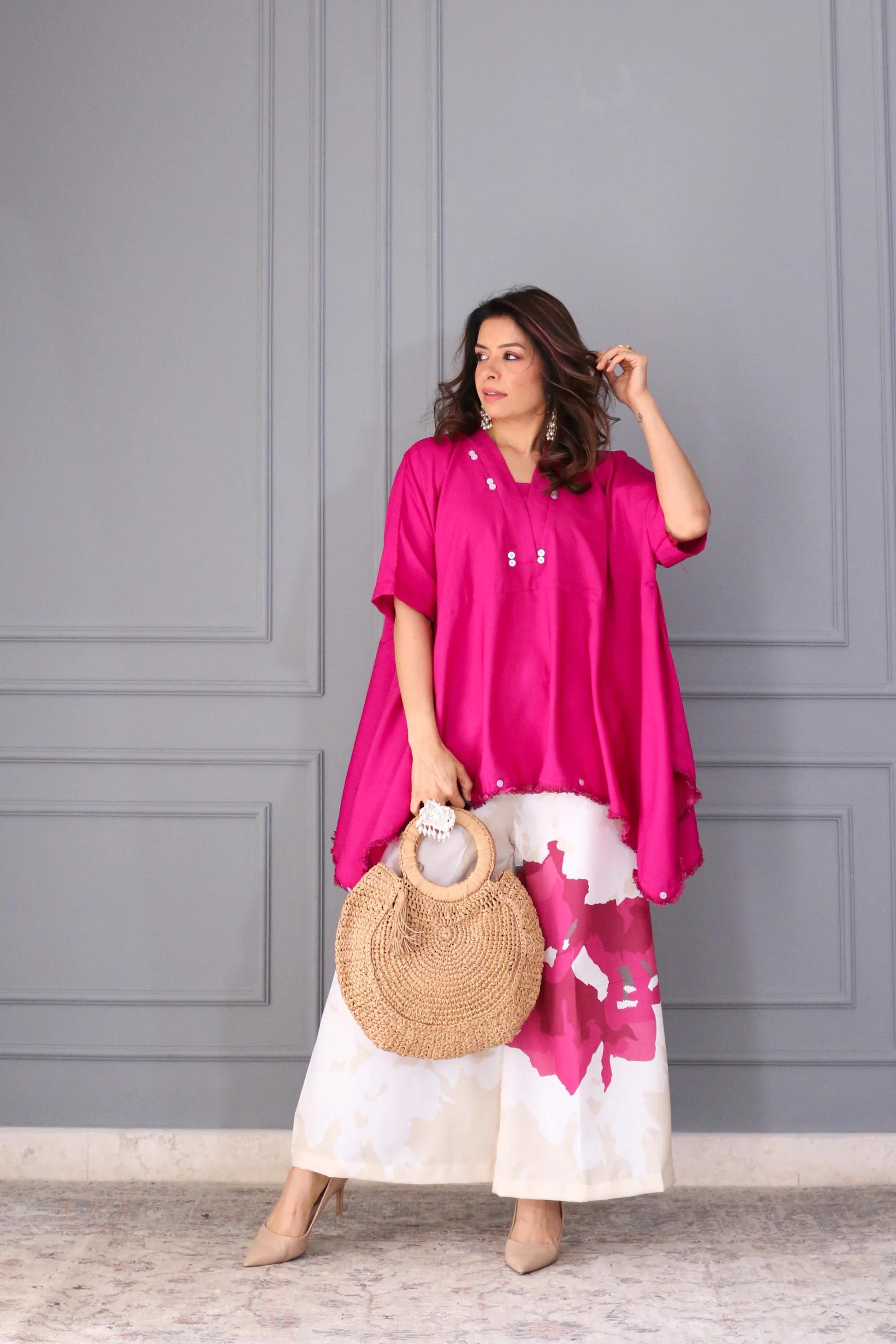 Beautiful Heavy Quality Baggy Style Khaftan with Crape Lining