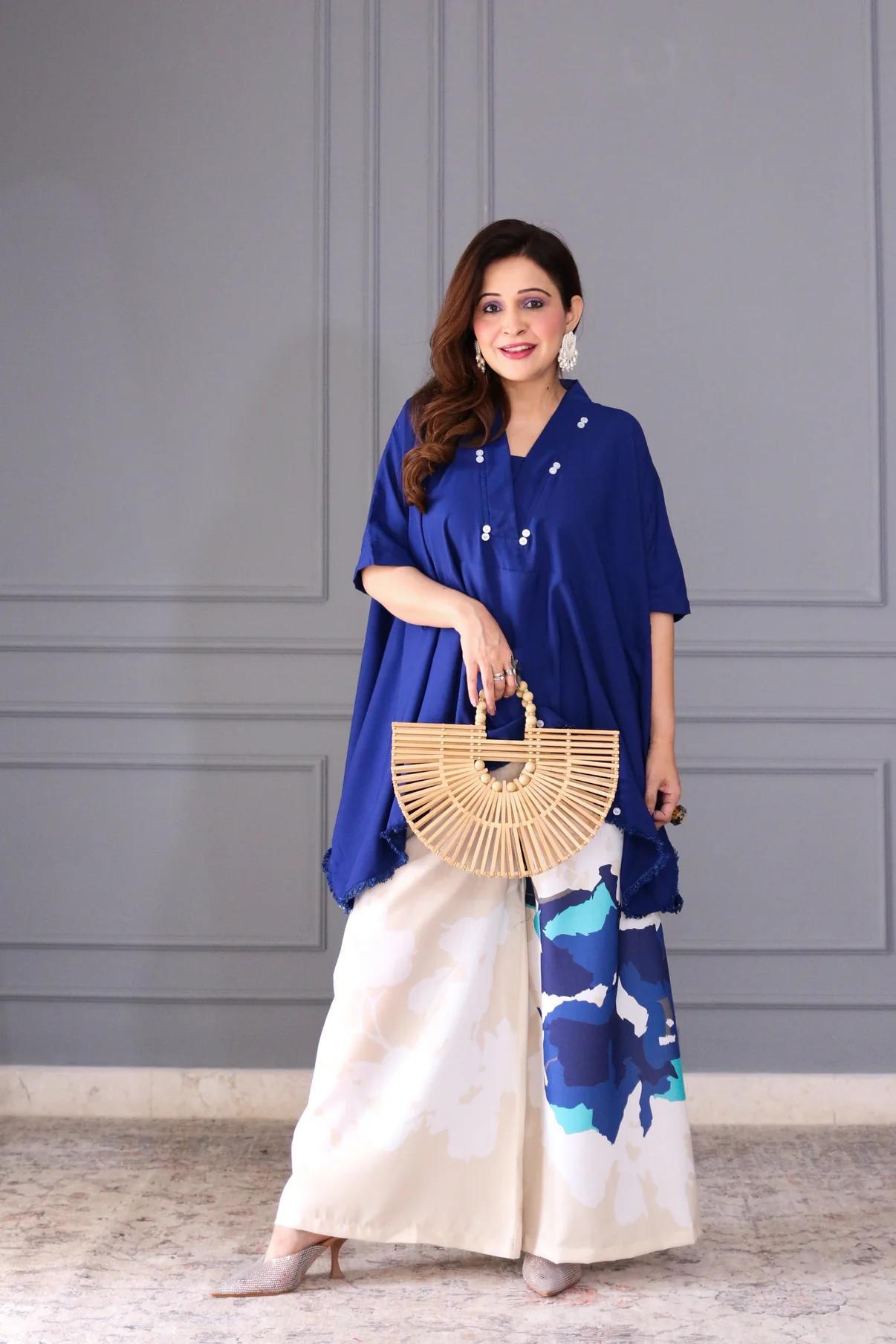 Beautiful Heavy Quality Baggy Style Khaftan with Crape Lining