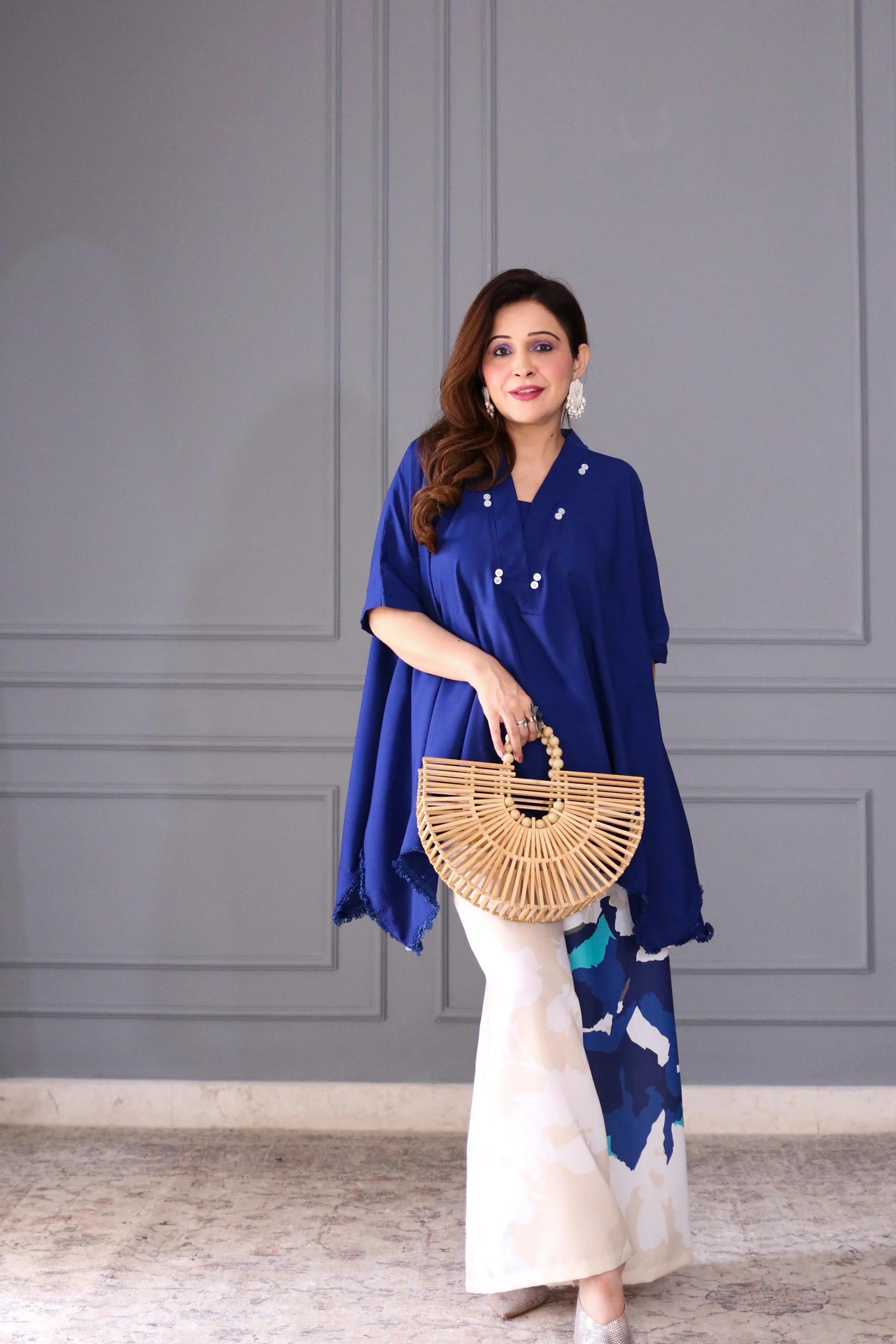 Beautiful Heavy Quality Baggy Style Khaftan with Crape Lining