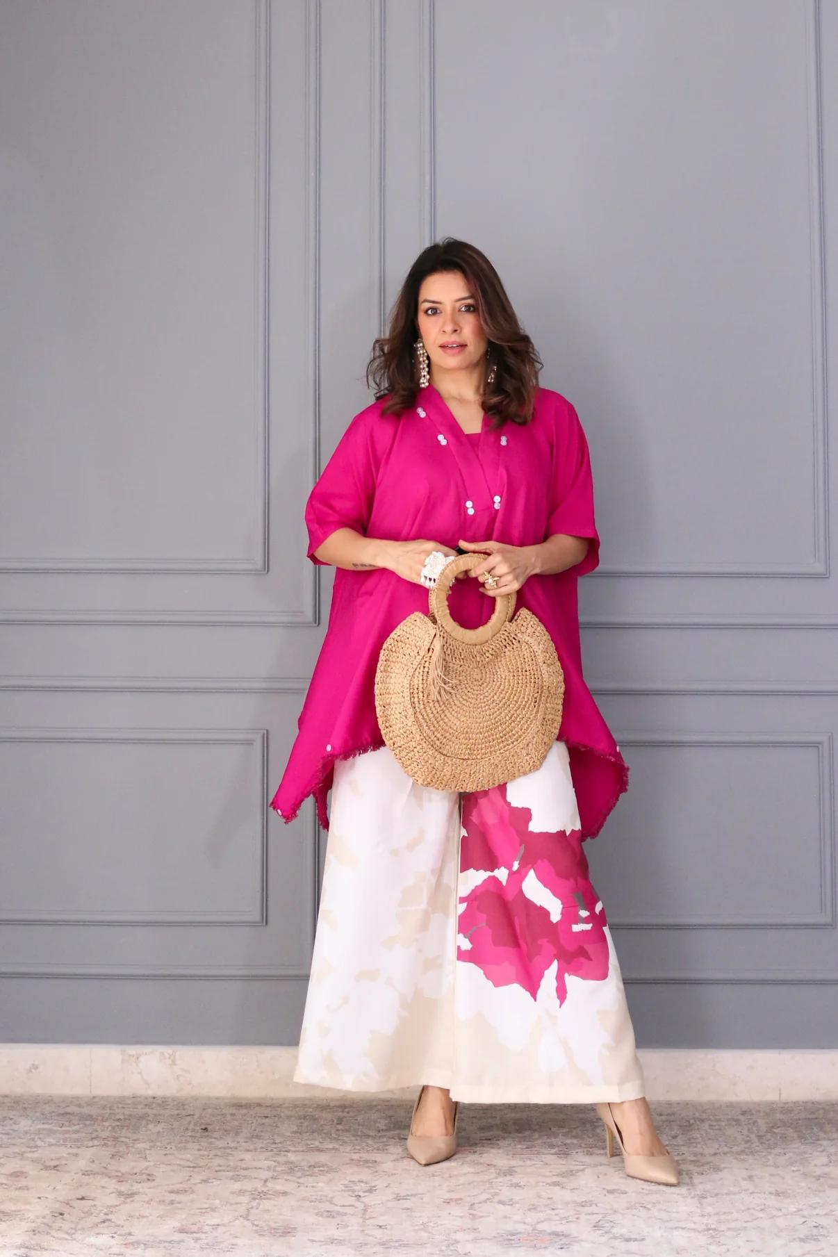 Beautiful Heavy Quality Baggy Style Khaftan with Crape Lining